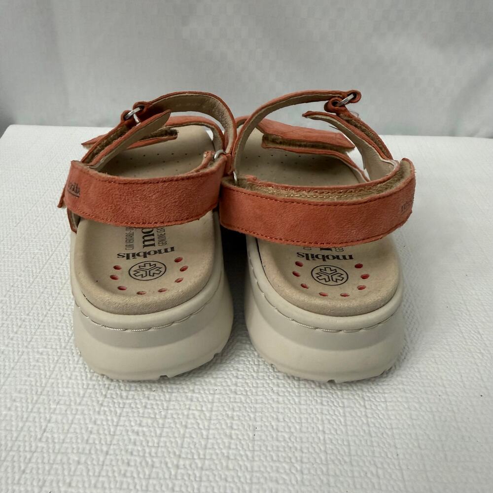 Mobils Mephisto Sandals Womens Size 9 Britany Terracotta Wedge Comfort 39 - Picture 7 of 10